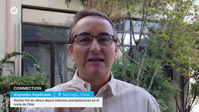 Núcleo frío en altura dejará intensas precipitaciones en el norte de Chile