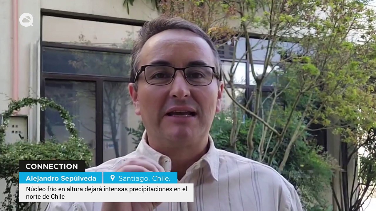 Núcleo frío en altura dejará intensas precipitaciones en el norte de Chile