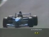 F1 – Michael Schumacher (Benetton Renault V10) lap in qualifying – Italy 1995