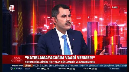 Murat Kurum gizleme ihtiyacı duymadı: 'Destekleyecekler sonuçta Cumhur İttifakı'nın bakanları'