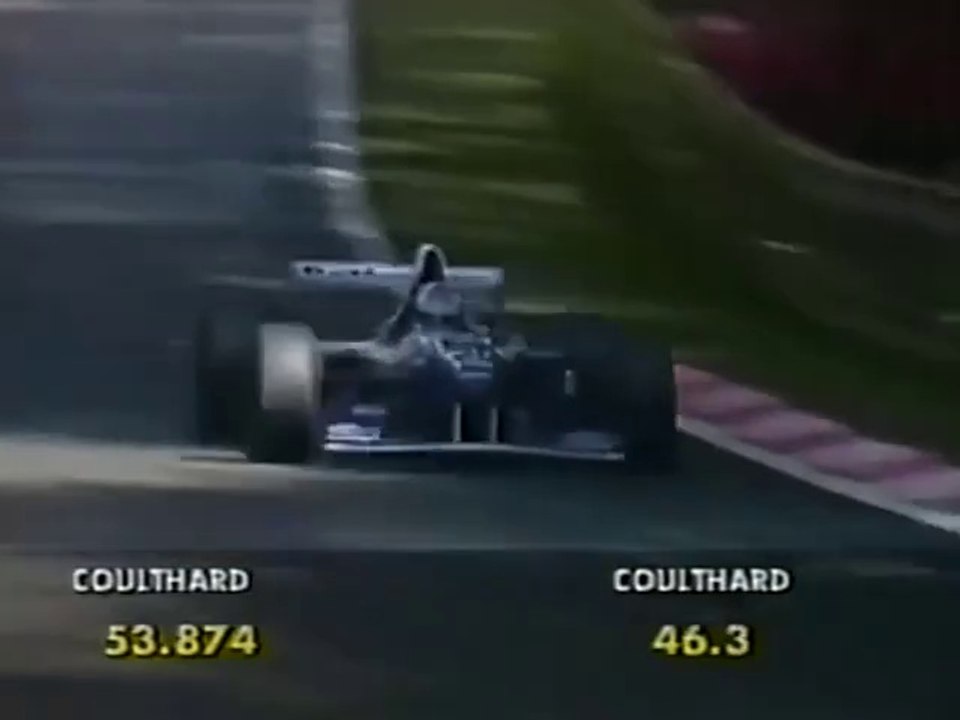 F1 – David Coulthard (Williams Renault V10) lap in qualifying – Italy 1995