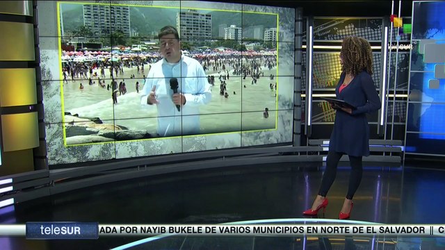 Venezolanos disfrutan de sus playas en el marco de la Semana Santa 2024