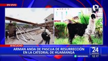 Ayacucho: arman anda de pascua de resurrección en catedral de Huamanga