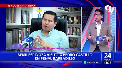 Скачать видео: Benji Espinoza revela visita a Pedro Castillo en el penal y descarta retomar su defensa