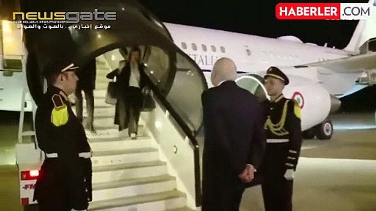 Lübnan Başbakanı Mikati, İtalya Başbakanı Meloni sandığı diplomatı öperek selamladı