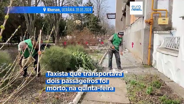 Motorista de táxi morto pelas forças russas em Kherson, 12 feridos em Mykolaiv