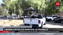 Liberan a policía municipal tras haber sido privado de la libertad en Fresnillo, Zacatecas