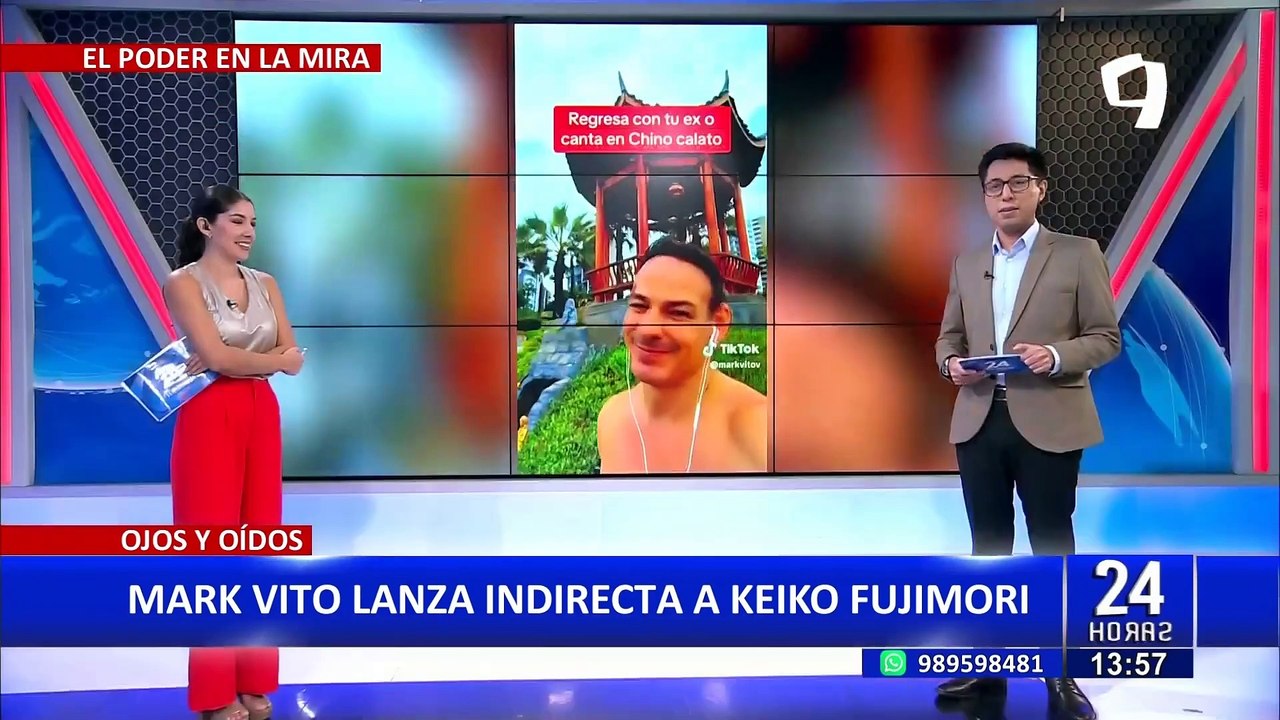 Mark Vito manda indirecta a Keiko Fujimori con trend en TikTok