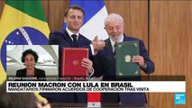 Informe desde Brasilia: en el último día de su gira, Macron firmó acuerdos con Lula