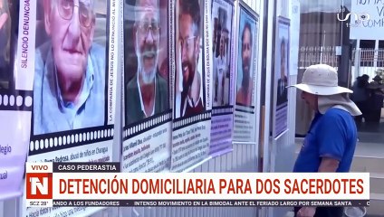 Caso Pederastia: Detención domiciliaria para dos sacerdotes.