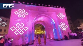 Túnez celebra la tercera edición del festival lumínico Lighten Medina