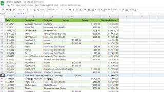 Google Sheets Budget Add a Savings Account Personal Finance Zero Based Budgeting