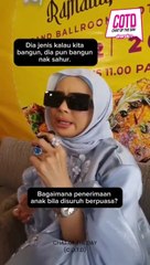 Rozita Che Wan yang tak jemu melayani karenah zuriat bongsunya yang kini sudah berusia 10 tahun