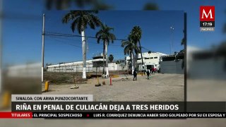 Reportan riña con arma punzocortante en penal de Culiacán; hay tres lesionados
