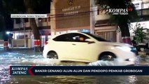 Banjir Genangi Alun-alun dan Pendopo Pemkab Grobogan