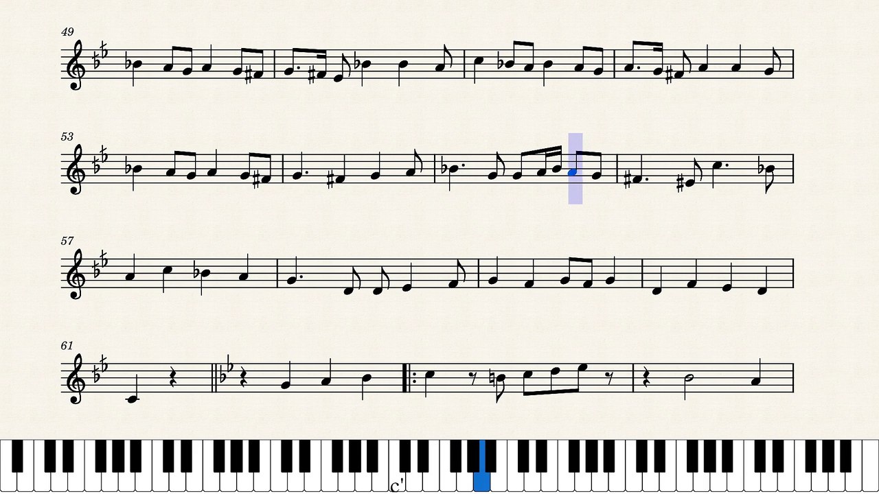 النوتة الموسيقية ,,, للمقطع ,,,ولا ليله ولا يوم أنا دقت النوم ,,, ام كلثوم ,,,انساك,,, تدوين ماهر الغمرى