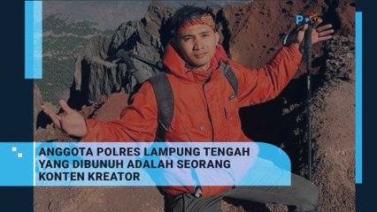 Briptu Singgih yang tewas dibunuh merupakan seorang konten kreator