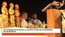 Así vivieron los turistas y locales la Misa de las Misiones en San Ignacio