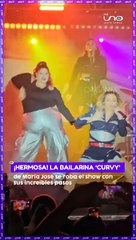 ¡Hermosa! La bailarina ‘curvy’ de María José se roba el show con sus increíbles pasos.