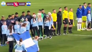 Argentina vs El Salvador 3-0 Highlights Christian Romero goal, Enzo Fernandez goal, Lo Celso goal 2024