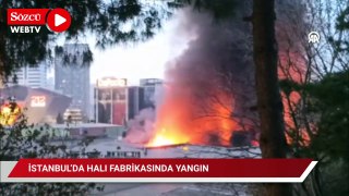 İstanbul'da fabrikada yangın: Olay yerine ekipler sevk edildi
