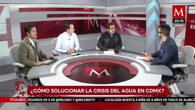 ¿Cuáles son las propuestas para solucionar la crisis de agua en CdMx? | El Debate