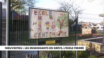 Nouvoitou : les enseignants en grève, l'école fermée