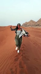 Quad bike ride in desert safari, Uae desert