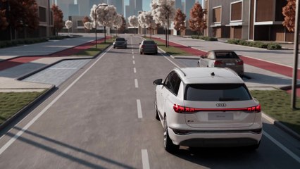 Audi Q6 e-tron – Recuperation and brake blending – Animation