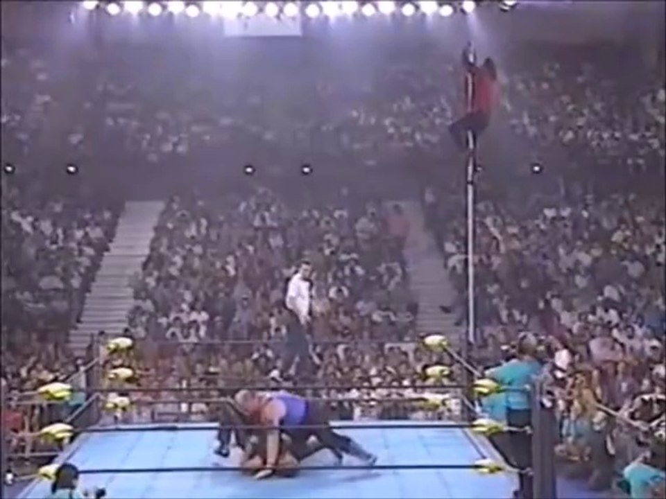 John Tenta vs. Big Bubba (Carson City Silver Dollar Match) | WCW Bash at the Beach '96