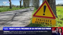 Haute-Garonne: une automobiliste meurt dans l'incendie de sa voiture électrique après un accident