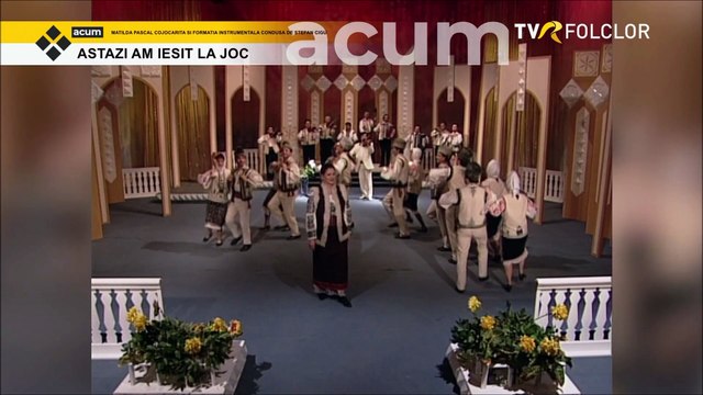 Matilda Pascal Cojocarita - Astazi am iesit la joc (arhiva TVR)