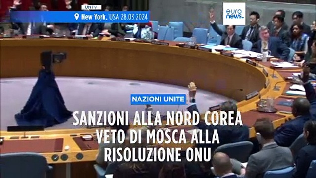 Corea del Nord, la Russia pone il veto alla risoluzione sul monitoraggio delle sanzioni per le armi