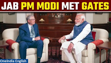 PM Narendra Modi and Billionaire Bill Gates Discuss Role of Technology in Developing India |Oneindia