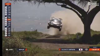 WRC Kenya 2024 SS04 Katsuta Massive Jump