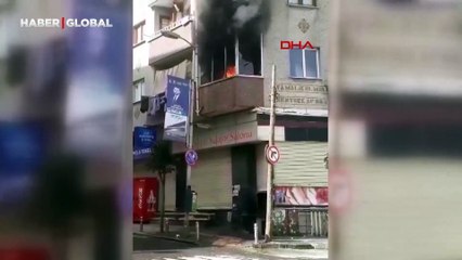 İstanbul'da binada patlama ve yangın