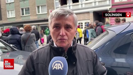 Almanya'da kundaklama sonucu çıkan yangında ölenler anıldı