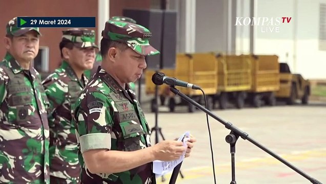 Detik-Detik Panglima TNI Agus Subiyanto Lepas Pengiriman Bantuan Palestina Gunakan Pesawat Hercules