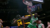 Jaylen Brown drives and posterizes Bruno Fernando