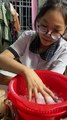 Female student Bao Ngoc Bon Bon mukbang food vietnamese homemade pearl milk tea
