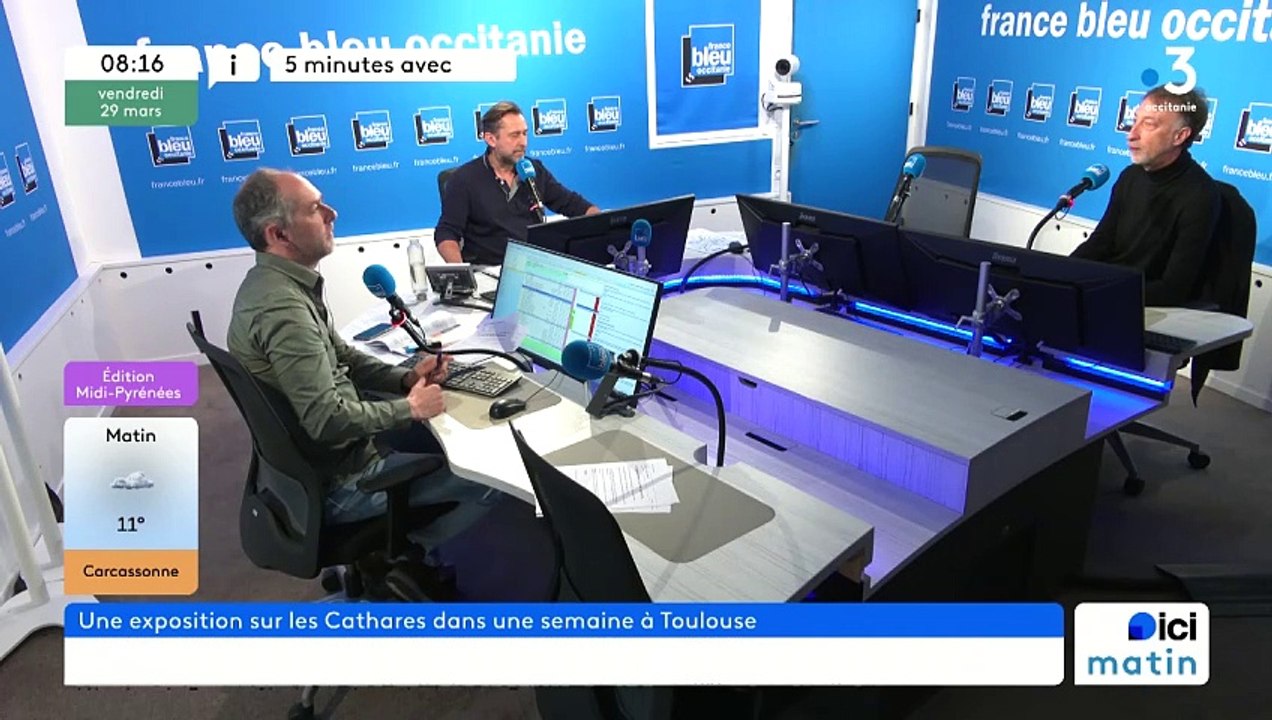 Laurent Macé, professeur d'histoire médiévale et commissaire associé de l'exposition "Cathares, toulouse dans la croisade"