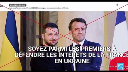 Un faux site invite les Français à "s'engager en Ukraine"