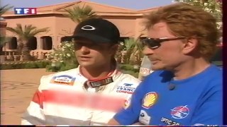 Johnny Hallyday au Rallye du Maroc (03.06.2001)