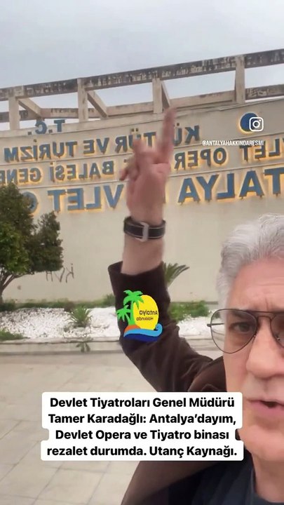 Tamer Karadağlı'nın tiyatrosundan haberi yok