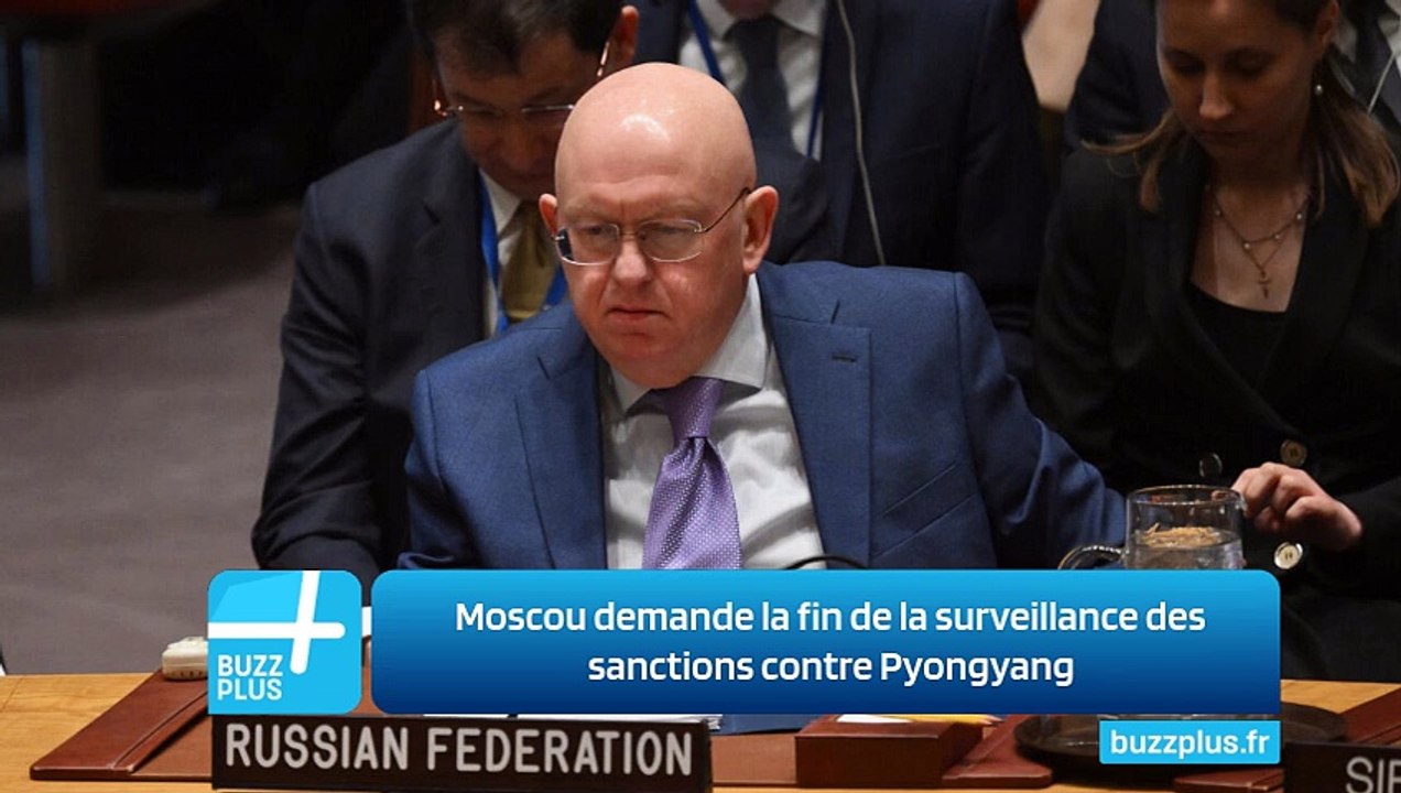 Moscou demande la fin de la surveillance des sanctions contre Pyongyang