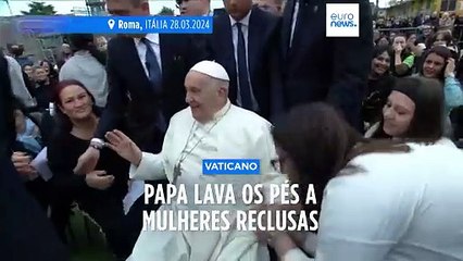 Papa Francisco volta à prisão de Rebibbia: "Jesus perdoa tudo"