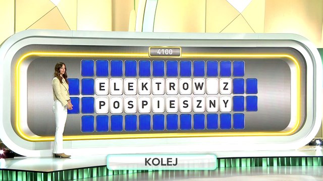 Koło fortuny - odc. 1645 - Bardziej fatalna końcówka rundy 5, U zwykłe czy Ó kreskowane?