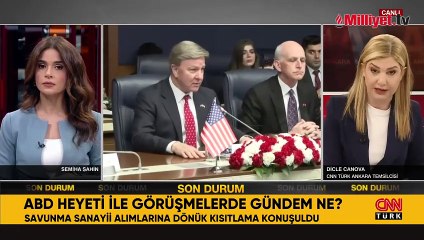 Télécharger la video: ABD heyeti Ankara'da! Dicle Canova detayları aktardı! Türkiye'nin ABD'ye verdiği liste