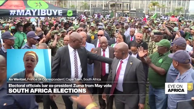 South Africa electoral body bars ex-president Zuma from May election