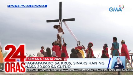 Pagpapapako sa krus, sinaksihan ng nasa 20,000 sa Cutud